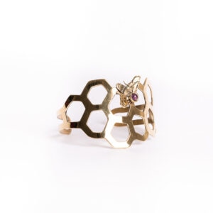 Brazalete Abeja con piedra