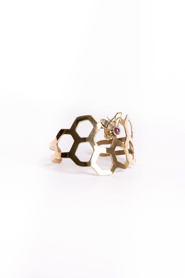 Brazalete Abeja con piedra