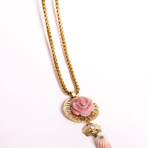 Colgante Sello Corazón, Rosa Mística - Image 5