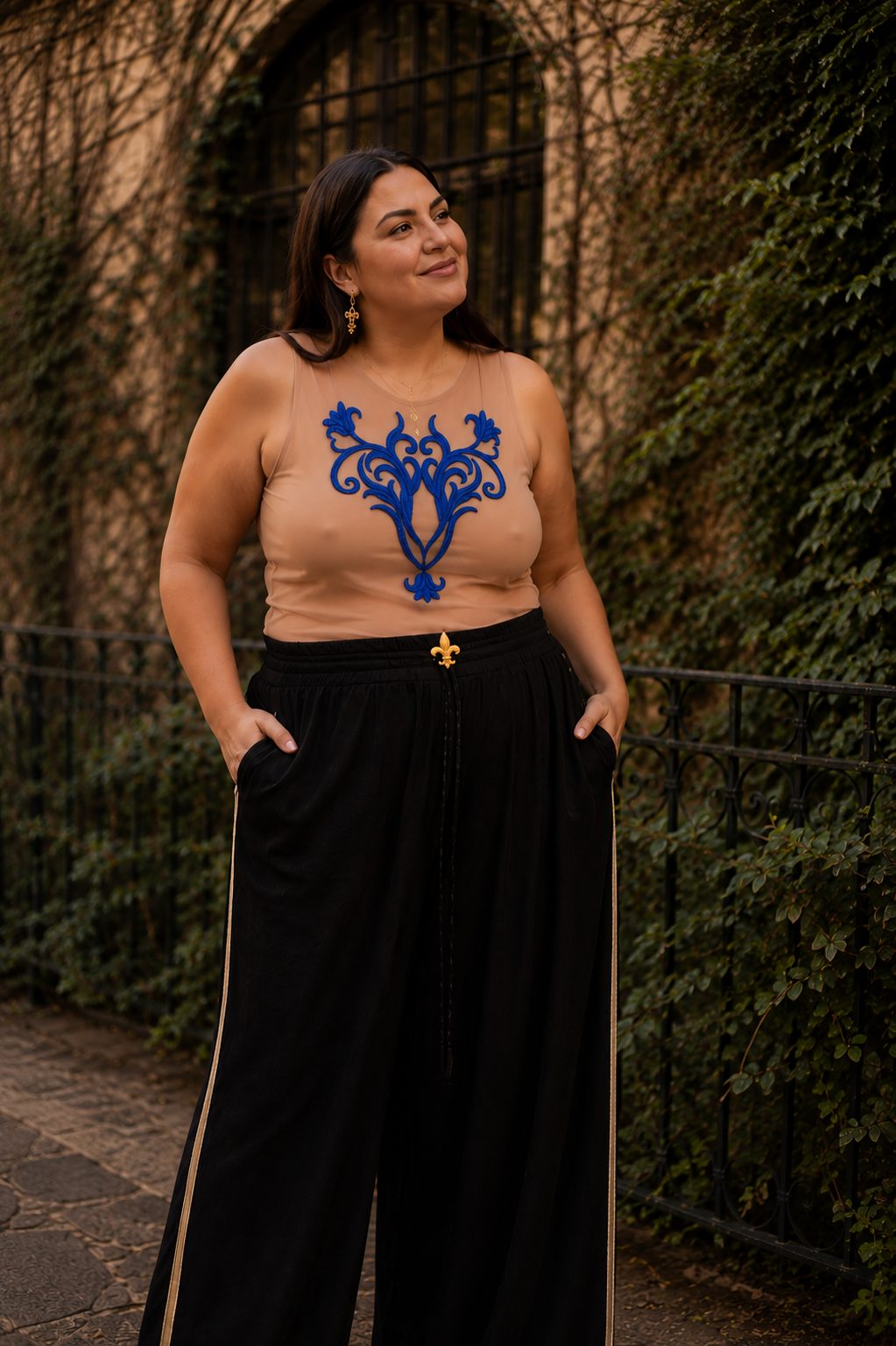Blusa Lirio Zafiro